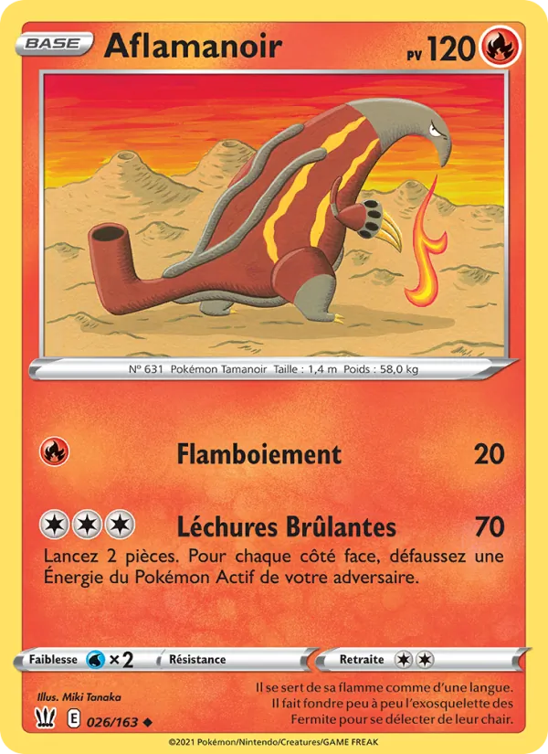 Carte Aflamanoir 26/163 – Styles de Combat