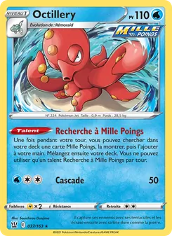 Carte Octillery 37/163 – Styles de combat