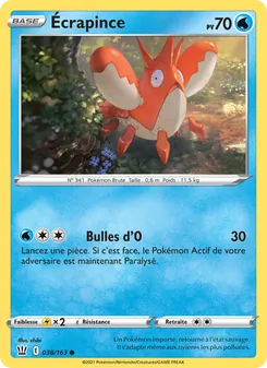 Carte Écrapince 38/163 – Styles de combat
