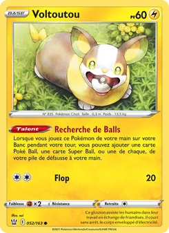 Carte Voltoutou 52/163 – Styles de Combat