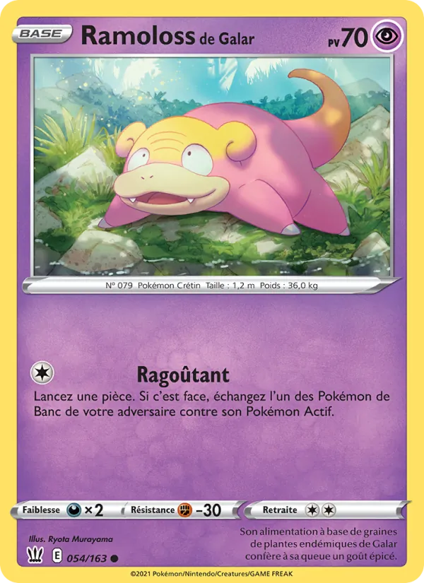 Carte Ramoloss de Galar 54/163 – Styles de Combat