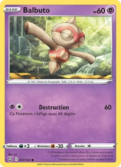 Carte Balbuto 57/163 – Styles de combat