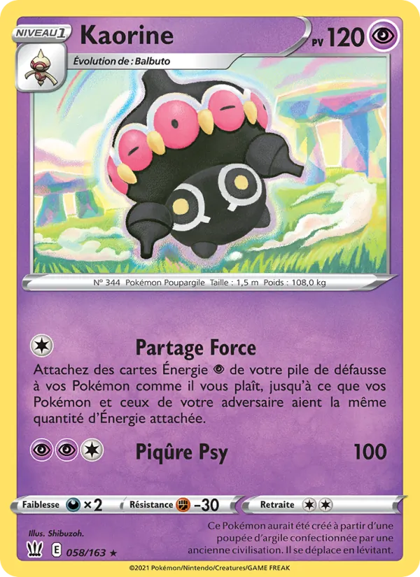Carte Kaorine 58/163 – Styles de Combat