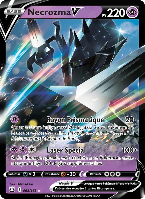 Carte Necrozma V 63/163 – Styles de Combat