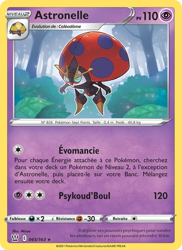 Carte Astronelle 65/163 – Styles de Combat