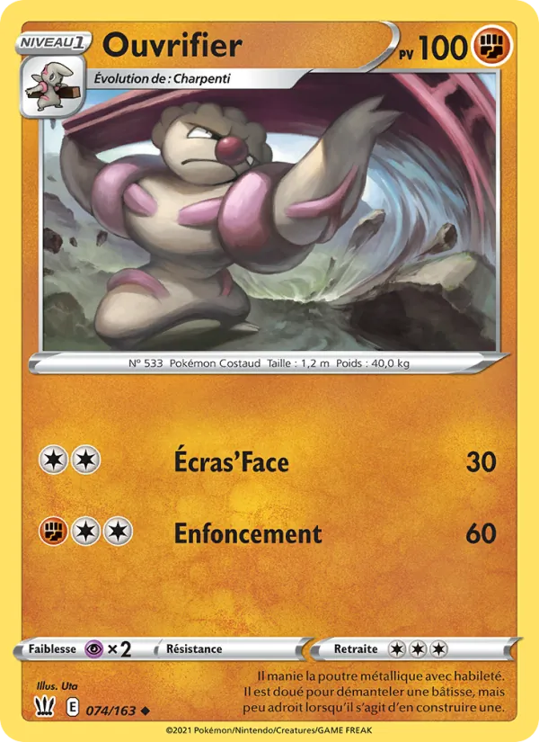 Carte Ouvrifier 74/163 – Styles de Combat