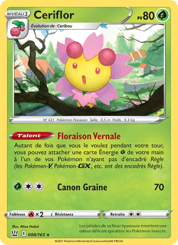 Carte Ceriflor 8/163 – Styles de Combat