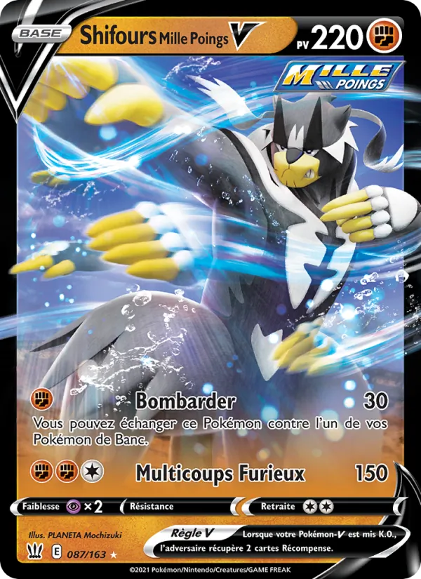 Carte Shifours Mille Poings V 87/163 – Styles de Combat