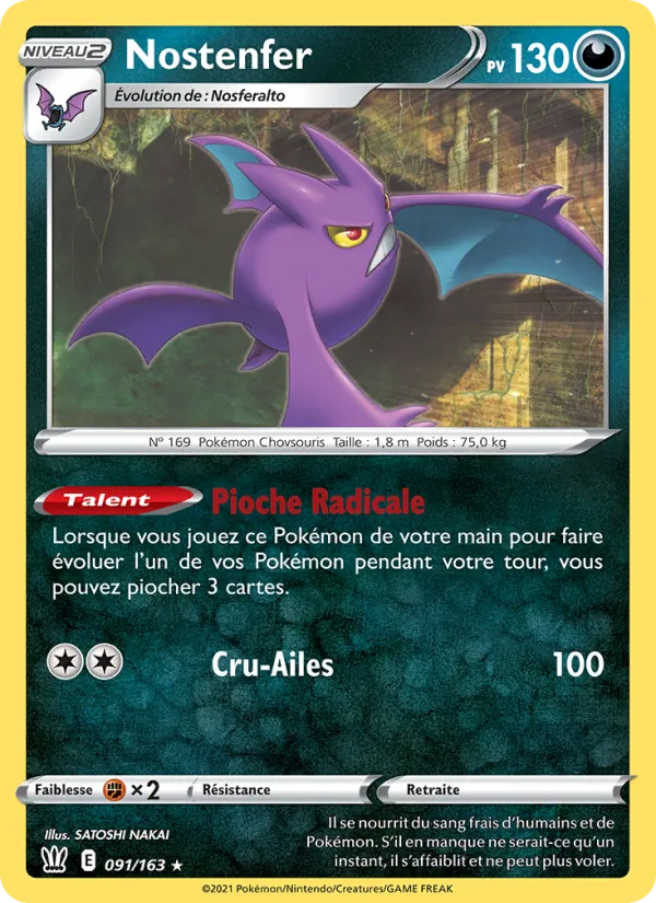 Carte Nostenfer 91/163 – Styles de Combat