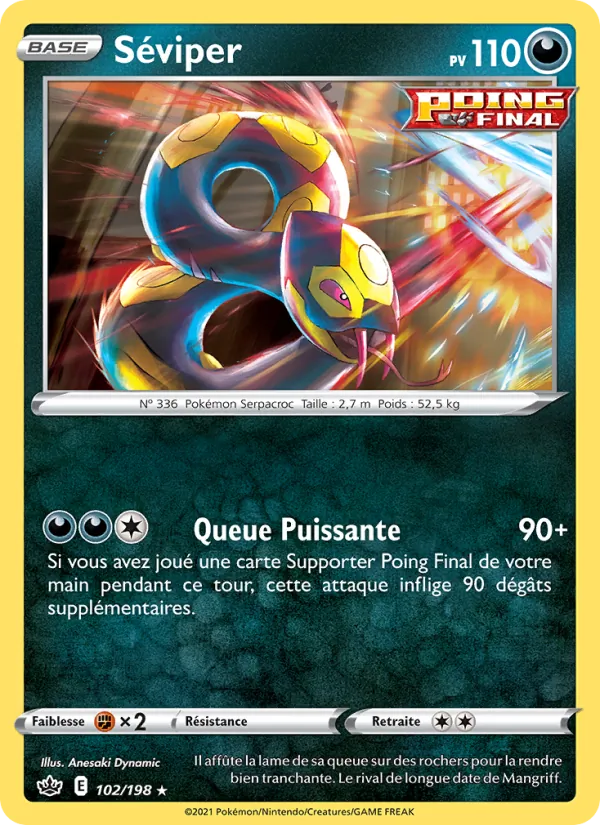 Carte Séviper 102/198 – Règne de Glace