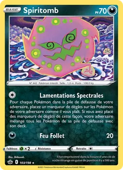 Carte Spiritomb 103/198 – Règne de Glace