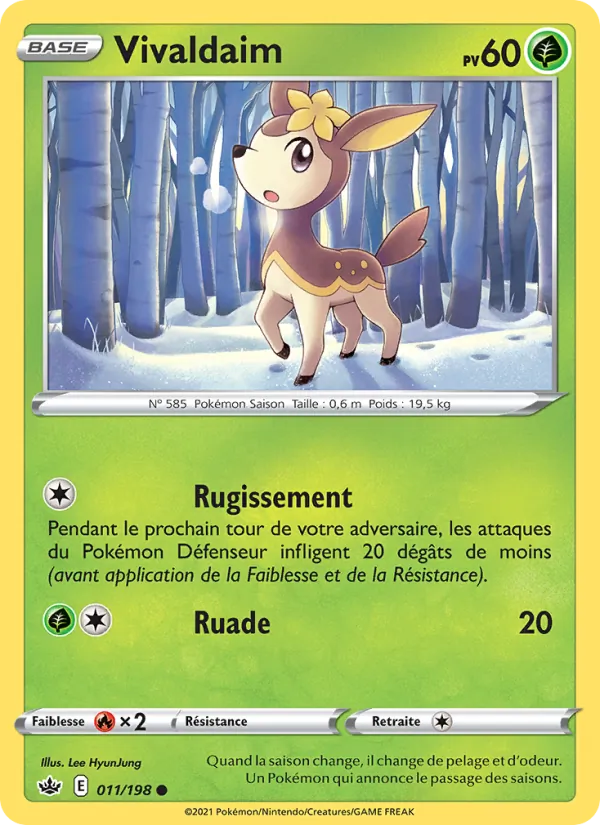 Carte Vivaldaim 11/198 – Règne de Glace