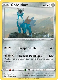 Carte Cobaltium 114/198 – Règne de Glace
