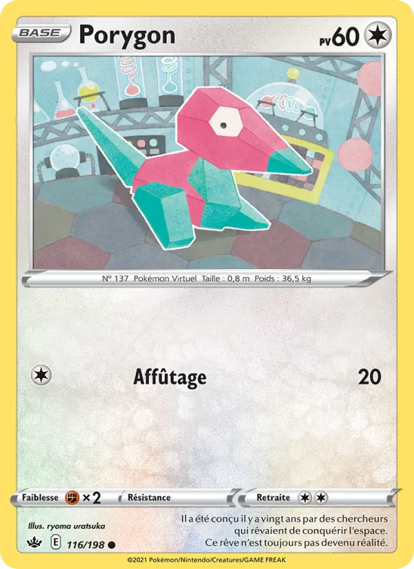 Carte Porygon 116/198 – Règne de Glace