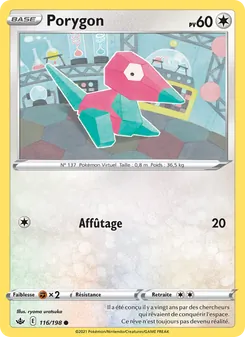Carte Porygon 116/198 – Règne de Glace