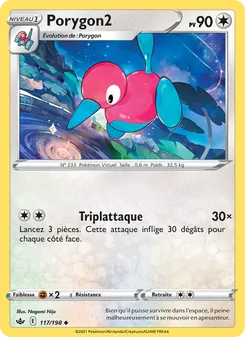 Carte Porygon2 117/198 – Règne de Glace