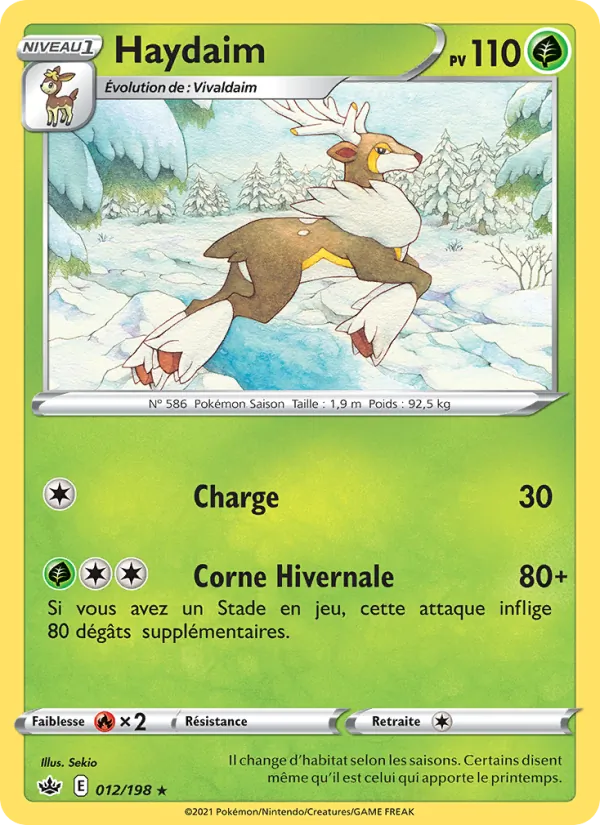 Carte Haydaim 12/198 – Règne de Glace