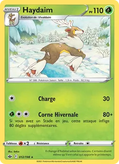 Carte Haydaim 12/198 – Règne de Glace
