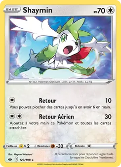 Carte Shaymin 123/198 – Règne de Glace