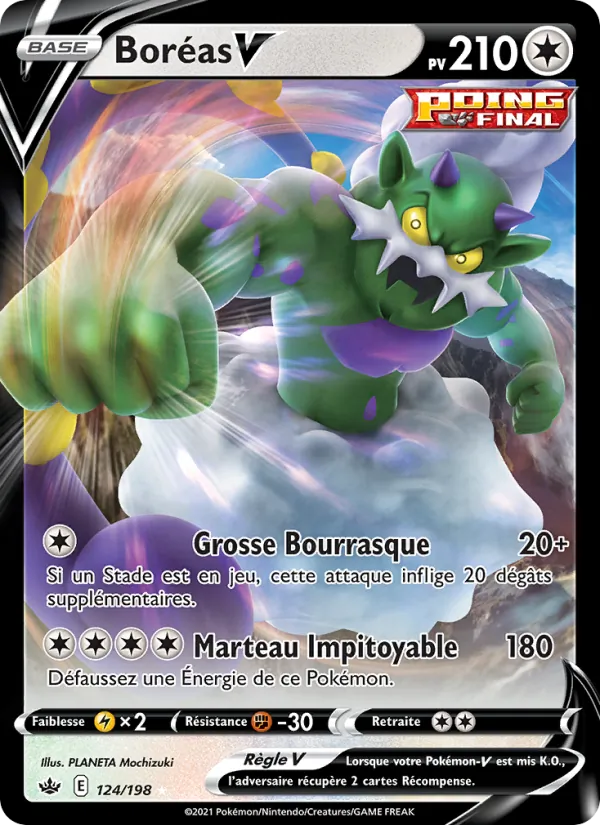 Carte Boréas V 124/198 – Règne de Glace