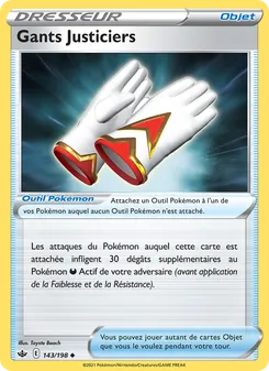 Carte Gants Justiciers 143/198 – Règne de Glace