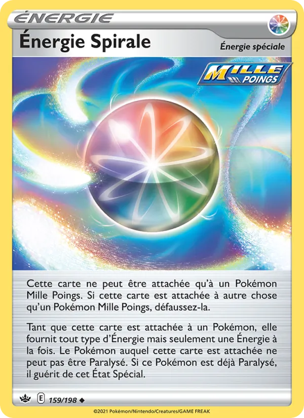 Carte Énergie Spirale 159/198 – Règne de Glace