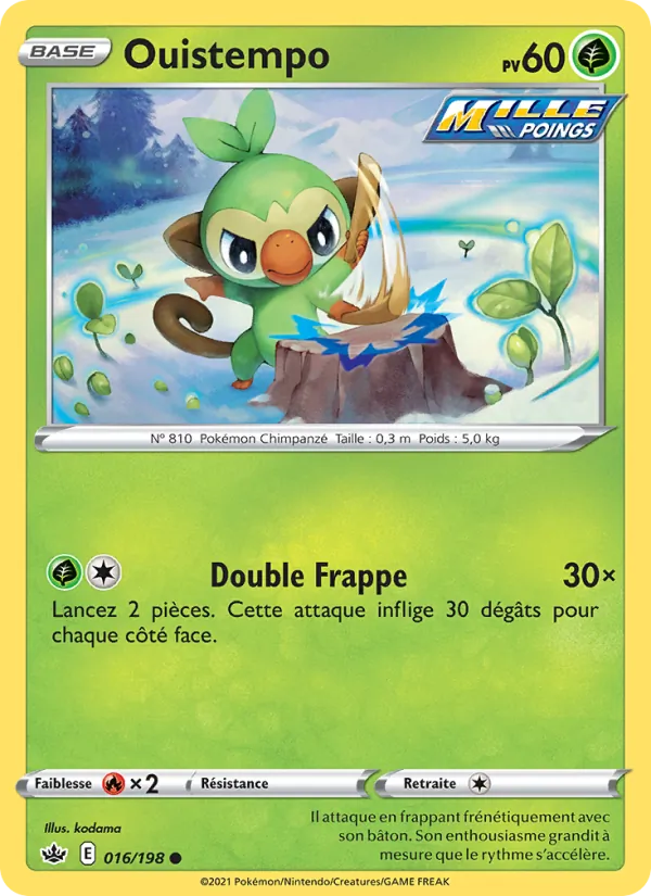 Carte Ouistempo 16/198 – Règne de Glace