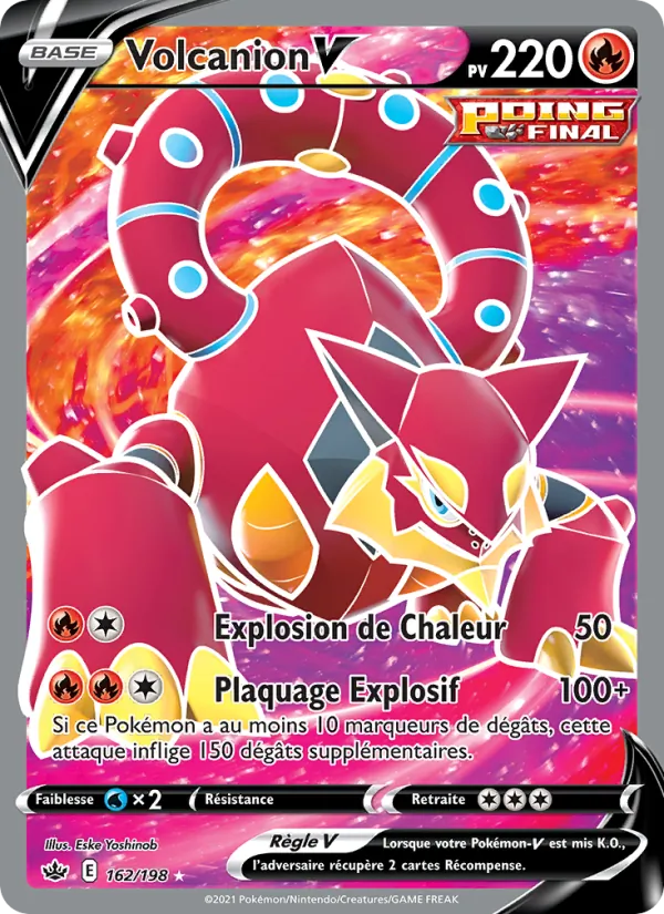 Carte Volcanion V 162/198 – Règne de Glace