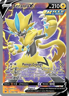 Carte Zeraora V 165/198 – Règne de Glace