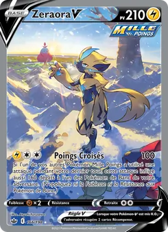 Carte Zeraora V 166/198 – Règne de Glace