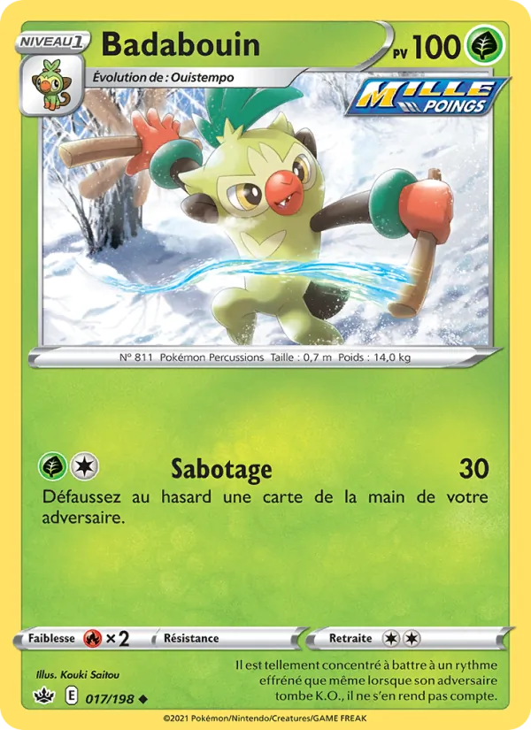 Carte Badabouin 17/198 – Règne de Glace
