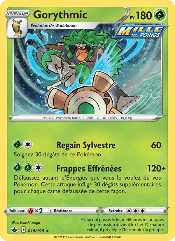 Carte Gorythmic 18/198 – Règne de Glace
