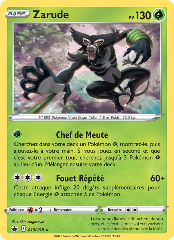 Carte Zarude 19/198 – Règne de Glace