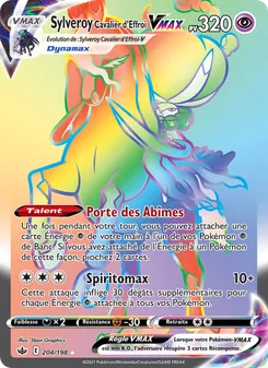 Carte Sylveroy Cavalier d'Effroi VMAX 204/198 – Règne de Glace