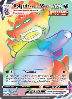 Carte Roigada de Galar VMAX 207/198 – Règne de Glace
