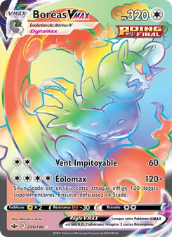 Carte Boréas VMAX 209/198 – Règne de Glace