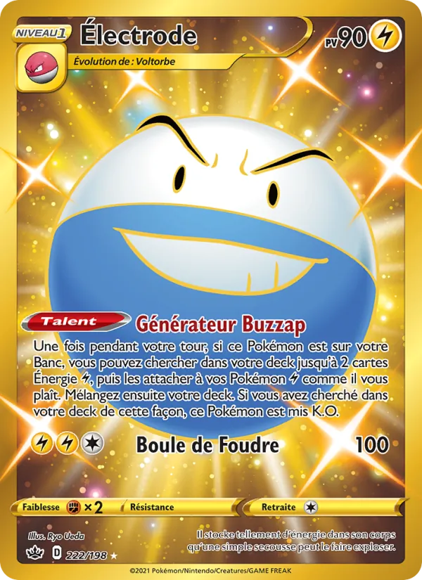 Carte Électrode 222/198 – Règne de Glace