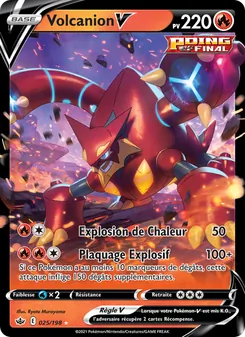Carte Volcanion V 25/198 – Règne de Glace