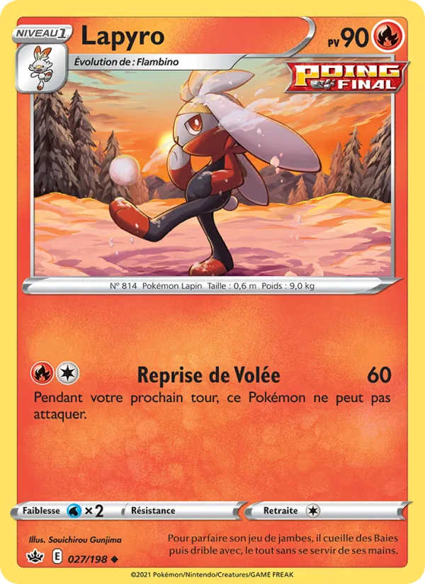 Carte Lapyro 27/198 – Règne de Glace