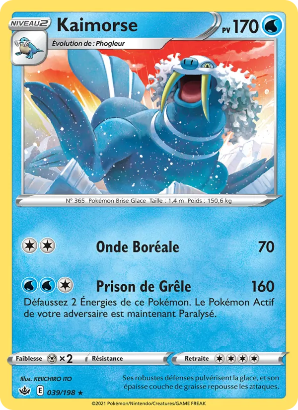 Carte Kaimorse 39/198 – Règne de Glace