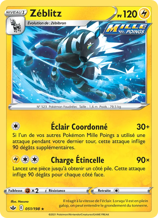 Carte Zéblitz 51/198 – Règne de Glace
