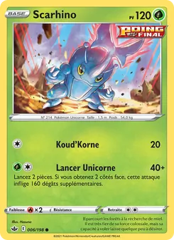 Carte Scarhino 6/198 – Règne de Glace