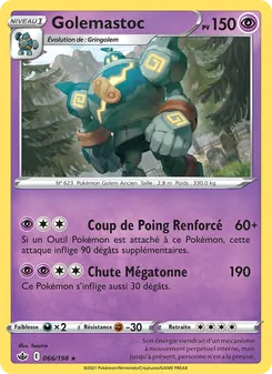 Carte Golemastoc 66/198 – Règne de Glace