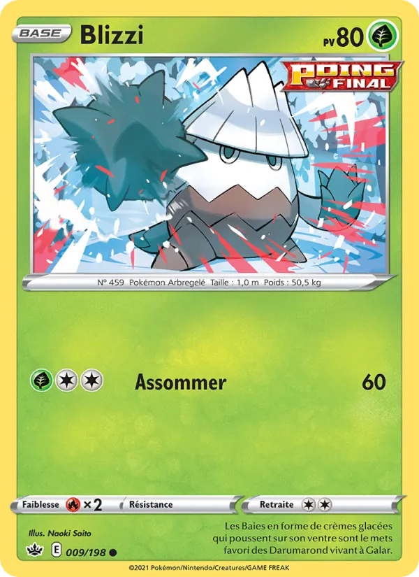 Carte Blizzi 9/198 – Règne de Glace