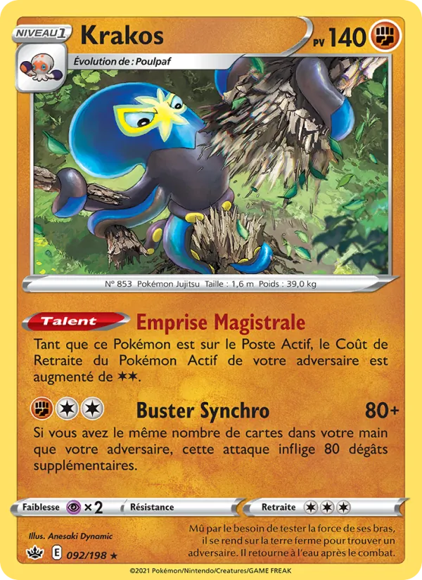 Carte Krakos 92/198 – Règne de Glace