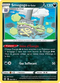 Carte Smogogo de Galar 96/198 – Règne de Glace