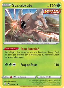 Carte Scarabrute 1/203 – Évolution Céleste