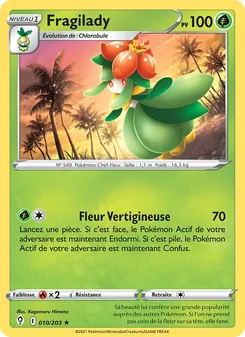 Carte Fragilady 10/203 – Évolution Céleste