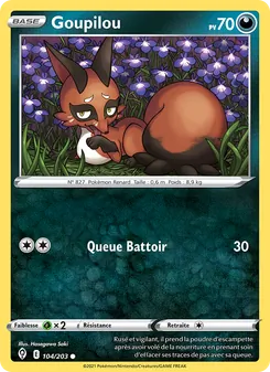 Carte Goupilou 104/203 – Évolution Céleste
