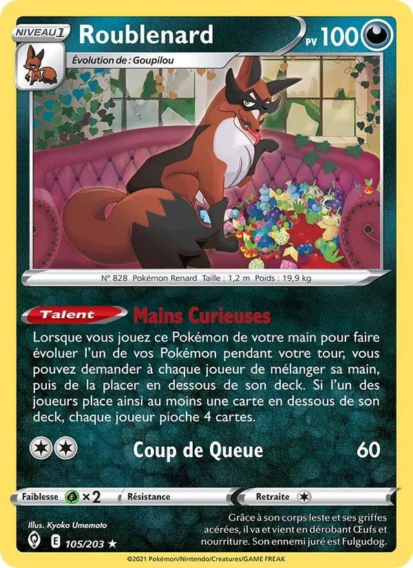 Carte Roublenard 105/203 – Évolution Céleste